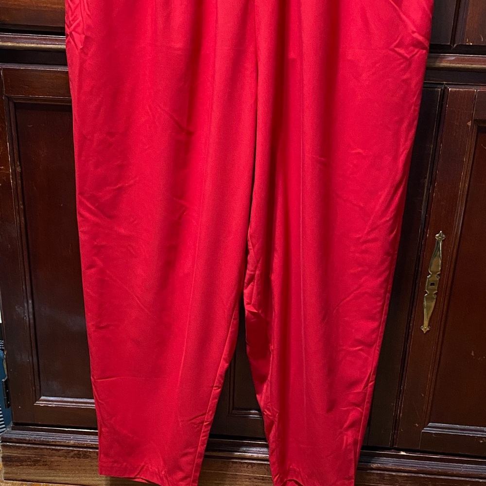 Teddi vintage plus size 4X average length Red Women's Pants